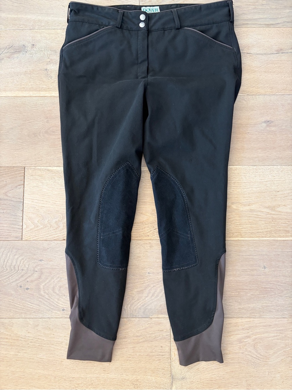Dover Saddlery Wellesley knee patch breeches horseback riding equestrian - sz 32